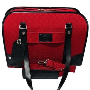 Joy Mangano Overnight Bag Red